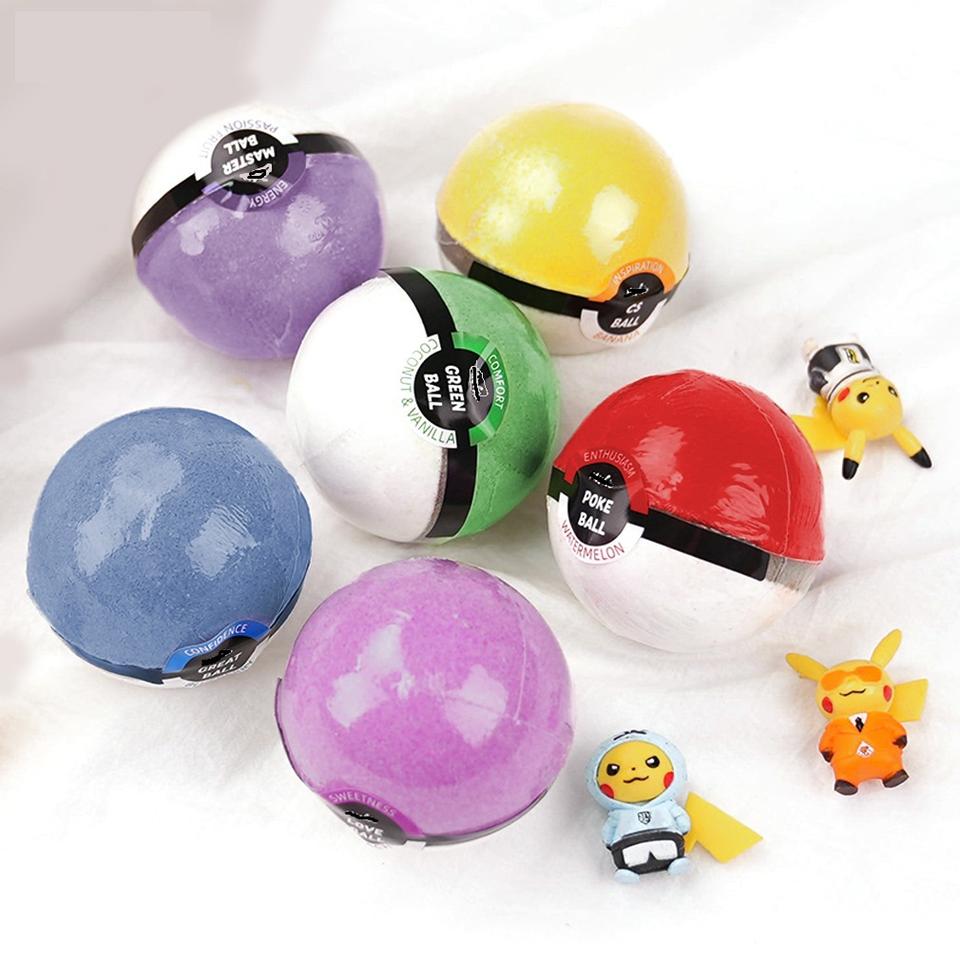 Bombes de bain Pokemon personnalisées en gros pour les boutiques de jouets et de cadeaux