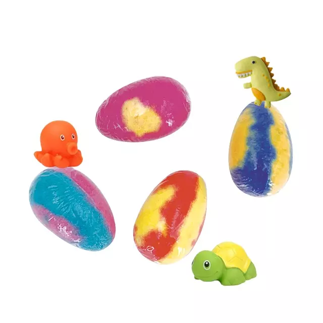 Bombes de bain aux œufs de dinosaure pour enfants