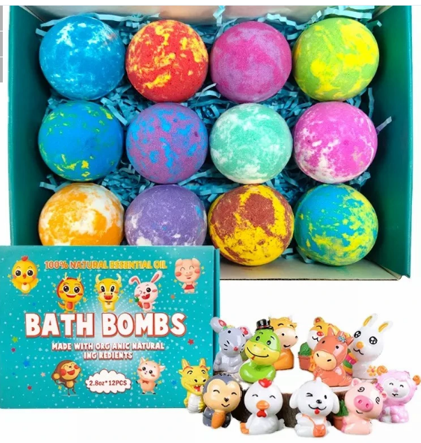 Bombes de bain bio pour enfants