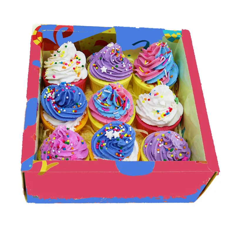 Bombes de bain Cupcake en gros - Faites plaisir à vos sens avec des parfums et des couleurs de cupcakes