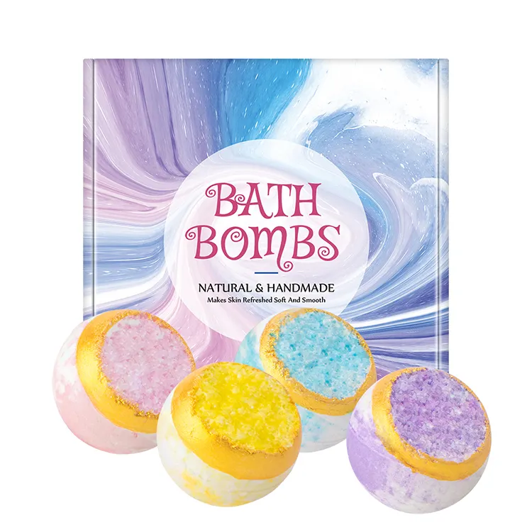 Bombes de bain Geode de marque privée pour les détaillants de spa et de bien-être de luxe