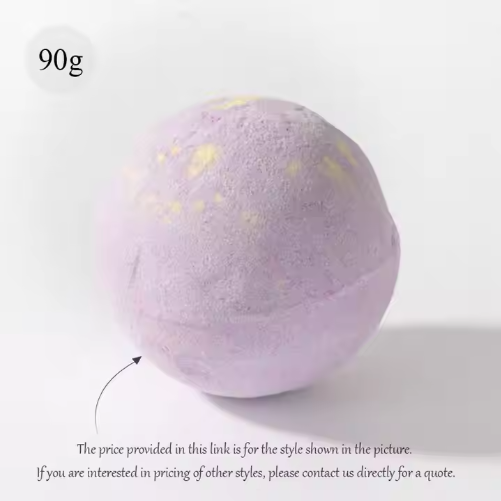 Bombe de bain violette